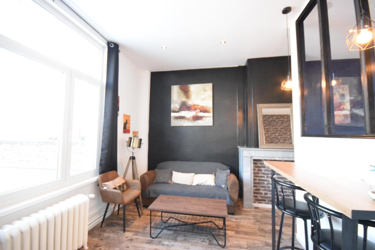 Lerelaisdodile11 - Bel Appart Chic Indust - Hypercentre - Tram Valenciennes Esterno foto